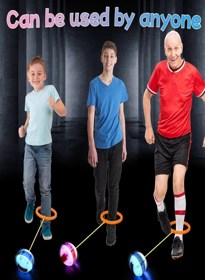 Dhaval Kavid Jumping Hopper Ball with LED Lights - Ultimate Parent-Child Outdoor Game for Bouncing, Swinging, and Skipping Fun! - Image 4
